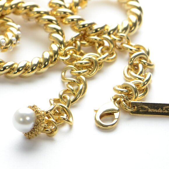 Oscar de la Renta Faux Pearl Rope Necklace - Picture 4 of 6